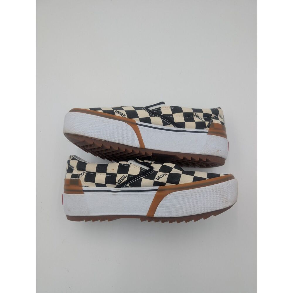 Vans Classic Slip-On Stacked Platform Checkerboard Women's 8 / Men's 6.5